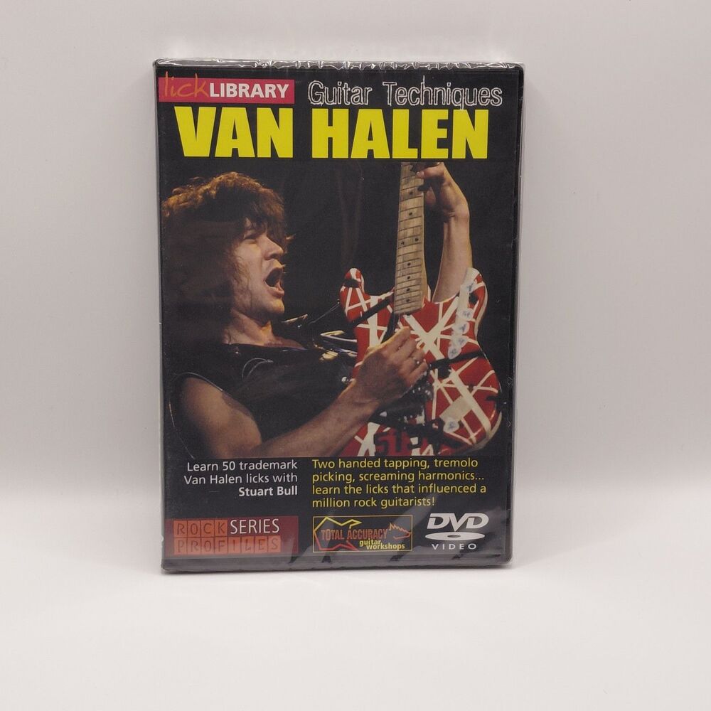 Lick Library Guitar Techniques Van Halen DVD New